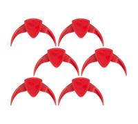 GALPADA Melon Seed Shellers with Non- Handle 6pcs Red Time-saving Nut Crackers Practical Kitchen Gadget for Easy Shelling for Pine Nuts and Sunflower Seeds
