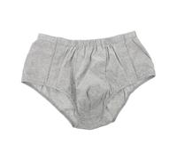 GALPADA Men's Adaptive Incontinence Briefs Quick Open Side Snap Washable Cotton Underwear for Rehabilitation and Disabled Breathable Triangular Fit Pants for Elderly Care