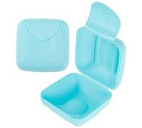 GALPADA Menstrual Cups Storage Box 2Pcs Practical Plastic Case for Outdoor Storage, Portable Carrier Suitable for Sanitary Pads and Feminine Hygiene on the Go (Blue)