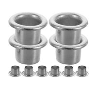 GALPADA Metal Drum Air Vents Replacement Breather Hole 9x9mm Easy Installation for Snare Drum Silver 20pcs for Percussion Instruments