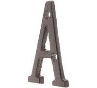 GALPADA Metal English Letter Vintage Letters Cast Iron Thick Sturdy outside Door Interior Design 2.95x1.89x0.20in