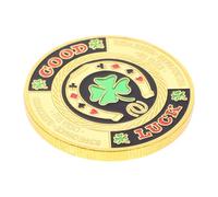 GALPADA Metal Poker Card Guard Protector Creative Souvenir Coin Design Poker Accessory Texas Hold Table Games Players Collectors