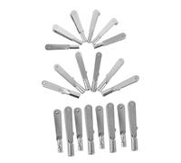 GALPADA Metal Self-locking M2 Clevis Quick Link for Rc Airplane 20pcs | Silver Finish, Easy Install and Adjustment, Secure Fit for Helicopter Model and Car Use