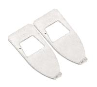 GALPADA Metal Violin Bow Tips to Protect Stringed Instruments Parts Bow Tips 2pcs Silver Wear-resistant Suitable for Music Schools Teachers and Students