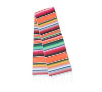GALPADA Mexican Runner Table Decorations Party Dresser Sequin Costume Tassel Fiesta Outdoor Dining Wedding Decor Decor Picnic Blanket Cotton Orange