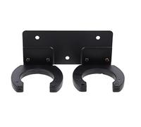 GALPADA Microphone Holder for Secure Microphone Storage with Double Hook Metal, Heavy-duty Support Multipurpose Wall-mounted Mic Stand Sturdy Mic Accessories for Church and Ktv