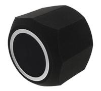 GALPADA Microphone Sponge Cover Sound Absorbing Mic Sponge Cover for Desktop and Floor Stand Use Black Lightweight Material with Strong Adaptability to Capture Pure Human Sound