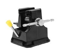 GALPADA Mini Bench Vise with Suction Clamp Base High-Density Metal Table Bench Clamp for Fine Engraving Woodworking and Small Item Fixing Anti-Slip Jaw Texture for Secure Grip