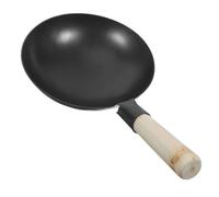 GALPADA Mini Cast Iron Pot for Pretend Play Kitchen Smooth Safe Surface Material Small Wok Model for Imaginative Cooking Role-play and Learning Birthday and Party