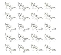 GALPADA Mini Fox Alloy Pendant Charms 20pcs Set for Jewellery Making