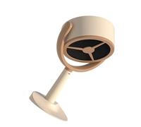 GALPADA Mini Household Portable Extractor Hood Small Range Hood Plastic 13.76X8.25X5.89In Khaki Powerful Suction Technology Quickly Absorbs Oil and Smoke for Home and Tight Living Spaces