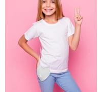 GALPADA Mini Sequin Heart Purse for Crossbody Bag Cute Rhinestone Satchel Coin Pouch Silver Glitter Small Handbag for Party and Everyday Use