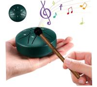 GALPADA Mini Steel Tongue Drum Note Handheld Ethereal Percussion Instrument for Music Enlightenment Garden Parties and Performances Durable Construction with Beautiful Sound