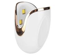GALPADA Mini UV Nail Lamp for Professional and Personal Use with Delicately Controlled Light and Evenly Heating, Portable White Plastic Nail Art Tool for Manicure Dry Anytime, Anywhere