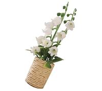 GALPADA Miniature Potted Hyacinth Artificial Plant Small Bonsai Model for Dollhouse Micro Landscape Decor Tiny Flowerpot Ornament for Playroom Living Bedroom Table Display