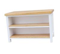 GALPADA Miniature Writing Table Sturdy Wood Dollhouse Furniture Model for Creative Decoration for Tiny House and Micro Scene for Dollhouse Rooms
