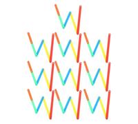 GALPADA Montessori Angle Learning Tool Set for Elementary Students, 10pcs Clip-On Geometry Sticks, Classroom Math Manipulatives for Kindergarten and Student Supplies, 5 Sets