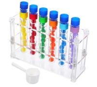 GALPADA Montessori Color Sorting with Test Tubes and Rainbow Balls Fine Motor Skills Kit for Preschoolers Sensory Learning Activity Stem Educational Counting Game for Early Development