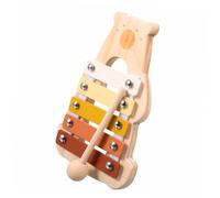 GALPADA Montessori Musical Wooden Xylophone with Bear Design Portable Percussion Instrument for Rhythm Training Motor Skills Development and Early Music Exploration at Home School