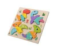 GALPADA Montessori Wooden Puzzle for Large Animal Shape Matching Game Interactive Wooden Block Puzzle Enhancing Fine Motor Skills Cognitive Development Early Learning for Boys and