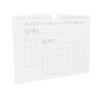 GALPADA Monthly Wall Calendar Elegant Hanging Planner Wire Binding Daily Planning Space Year Schedule From Stylish Office Decor