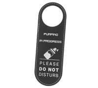 GALPADA Mother and Room Do Not Disturb Sign Door Decoration Double-sided Practical Leather Sign with Simple Design and Fine Craftsmanship for Shopping Centers and Homes