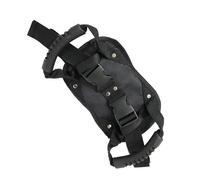 GALPADA motorbike rear handle rear seat grip handle adjustable length black Oxford cloth built-in PP board for motorcycle passenger