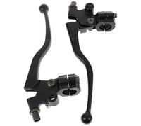 GALPADA Motorcycle Brake Lever in Aluminium Alloy and Clutch Lever Handle Set with Sl inish for Enhanced Maneuverability and Convenient Portability Suitable for Motorcycle Replacement