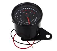 GALPADA Motorcycle Tachometer Gauge with Red and Blue LED Night Light Construction Precise Speedometer for Single Cylinder Engines Compatible with Modified Motorbikes