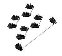 GALPADA Mounted Stabilizer and Stable Characteristics Easy to Install with Abs Material Black Colour, 6.25u and 2u Sizes for Mechanical Keyboard Compatible with Enter Key and Shift Key