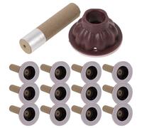 GALPADA Moxibustion Stick Set 50 Handmade Moxa Roll Sticks with Base for Cervical Spondylosis and Lumbar Strain Therapy at Home