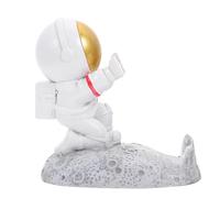 GALPADA Multi-functional Resin Astronaut Phone Holder Bracket with Desktop Decor Function, Practical Phone Supporting Bracket for Gift and Home Decoration