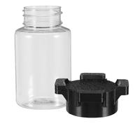 GALPADA Multi-Port Reptile Feeding Basin 3D Watering Station for Ants, Crickets, and Small Pets - Medium Black Insect Water Feeder Tray for Reptile and Wildlife Enclosures