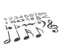 GALPADA Music Education Toys Large Magnetic Whiteboard Notes for Classroom Teaching Dry Erase Accessories Magnets