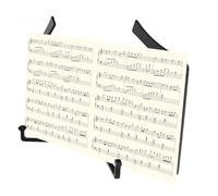 GALPADA Music Sheet Stand Foldable Music Holder with Adjustable Angle Clips for Boys and Reading at Home and School