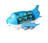 GALPADA Musical Airplane for Interactive Singing and Light Features Rotating Development Improves Imagination and Motor Skills Blue Design