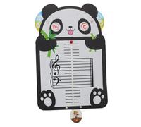 GALPADA Musical Note Board for Beginners Portable Rhythm Learning Tool with Cartoon Panda Design Music Notation Practice Board for Piano Theory Education and Sight-reading