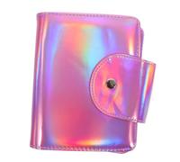 GALPADA Nail Stamping Plate Bag Slots Organizer with Fastener Portable Rectangle Case for Nail Art Plates Storage and Travel Stylish Holder for Stamping Tools and Cards