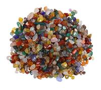 GALPADA Natural Crystal Agate Gravel for Fish Tank Decoration 300g Pack, Polished Aquarium Stones Resisting Fading and Easy to Decorate, Suitable for Bamboo Plants and Aquatic Ornament