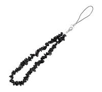 GALPADA Natural Crystal Gemstone Phone Lanyard for Women Handmade Keychain Stylish Anti-Lost Mobile Phone Chain