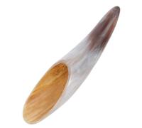 GALPADA Natural Ox Horn Gua Sha Massage Tool for Face Ergonomic Scraping Stick for Skin Elasticity Improvement Multifunctional Manual Relaxation Massager for Women at Home Spa