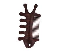 GALPADA Natural Sandalwood Wooden Massage Comb with Wide Tooth Design for Hair Detangling and Scalp Massage Durable Chinese Wooden Comb for All Hair Types