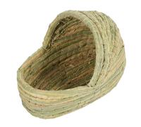 GALPADA Natural Straw Woven Chicken Nest Slipper Design Small Sleeping Bed for Chickens and Small Animals Durable Handwoven Cozy Nesting Box for Secure Egg Laying and Comfortable Rest