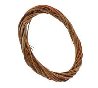 GALPADA Natural Wicker Wreath Round Frame for DIY Crafts Christmas Holiday Front Door Decoration Safe and Easy to Install Handwoven Willow Ring for Festive Home Decor
