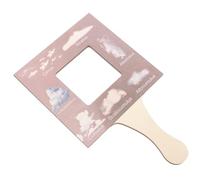 GALPADA Nature Guide Finder Large Pine Wood Cloud Identification Tool for Outdoor Exploration Educational Scavenger Hunt Nature Observation Frame with Realistic Printed Patterns