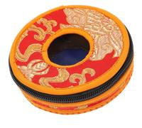 GALPADA Nepal Bell Box for Meditation Bells with Compact Design and Secure Zipper Closure for Home Use and Giving Random Color