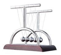 GALPADA Newton Cradle Square Desktop Ornament Physics Experiment Tool for Home Office Decoration Educational for Energy Balance and Dynamics Learning Medium