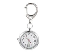 GALPADA Night Glow Pocket Watch Clip-on Nurse Fob Watch Quartz Luminous Face Easy Carry Design for Doctors Paramedics and Students
