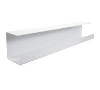 GALPADA No Drill under Desk Cable Organizer Wire Management Tray with Good Stability and Storage Area, White Pvc Cable Organizer for Office Workers, under Desk Use