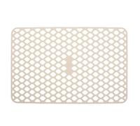 GALPADA Non-slip Silicone Refrigerator Shelf Liners for Glass Shelves and Drawers, Waterproof Kitchen Cabinet Mats, Oilproof White Fridge Drawer Protector for Home Storage Organization